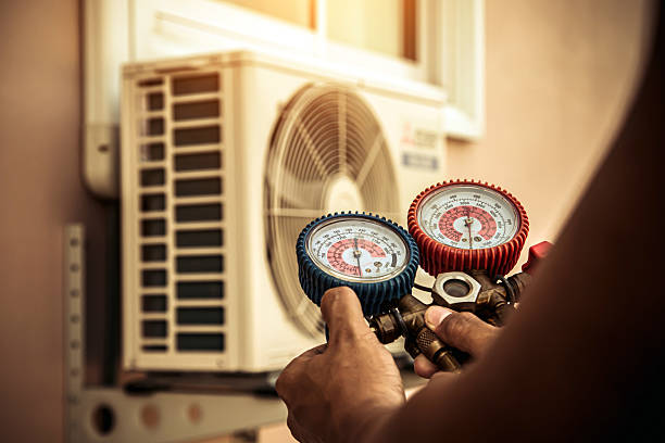 Professional Ductwork Repair technician working in Waverley, MA